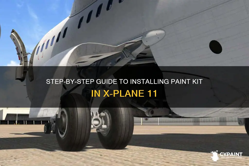 how to install paint kit in xplane 11