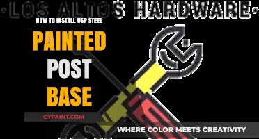 Step-by-Step Guide: Installing USP Steel Painted Post Base Easily