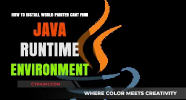 Troubleshooting World Painter Installation: Java Runtime Environment Issues