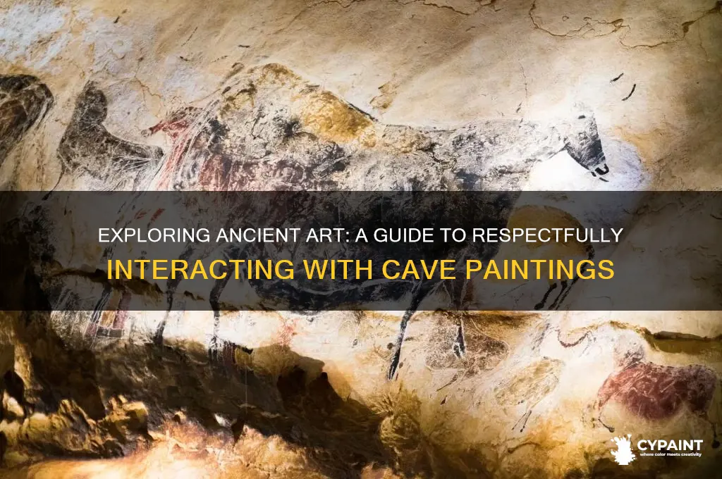 how to interact with outside cave painting