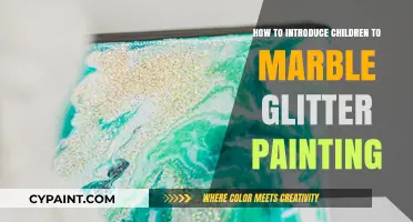 Spark Creativity: Easy Marble Glitter Painting for Kids