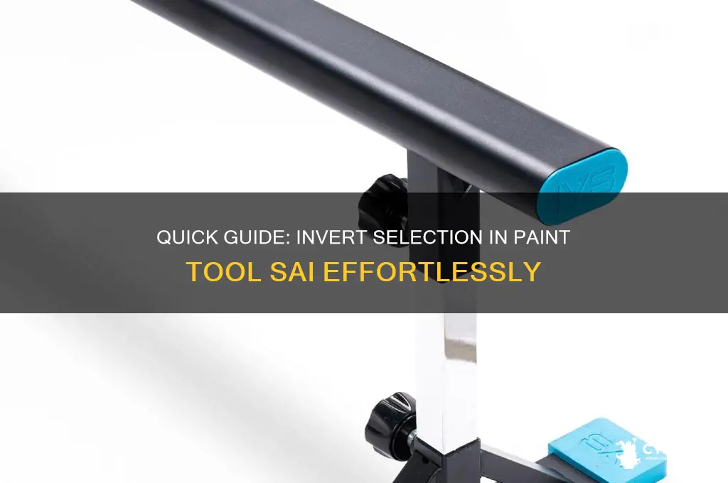 how to invert selection in paint tool sai