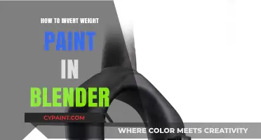 Mastering Blender: Invert Weight Paint Effortlessly with These Simple Steps