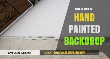 Mastering the Art of Ironing Hand-Painted Backdrops: A Step-by-Step Guide