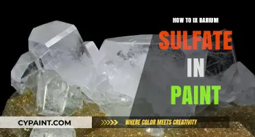 Mastering Barium Sulfate: Effective Mixing Techniques for Paint Applications