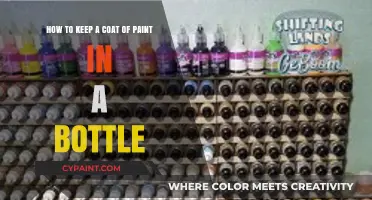 Preserving Perfection: Tips for Storing Paint in Bottles