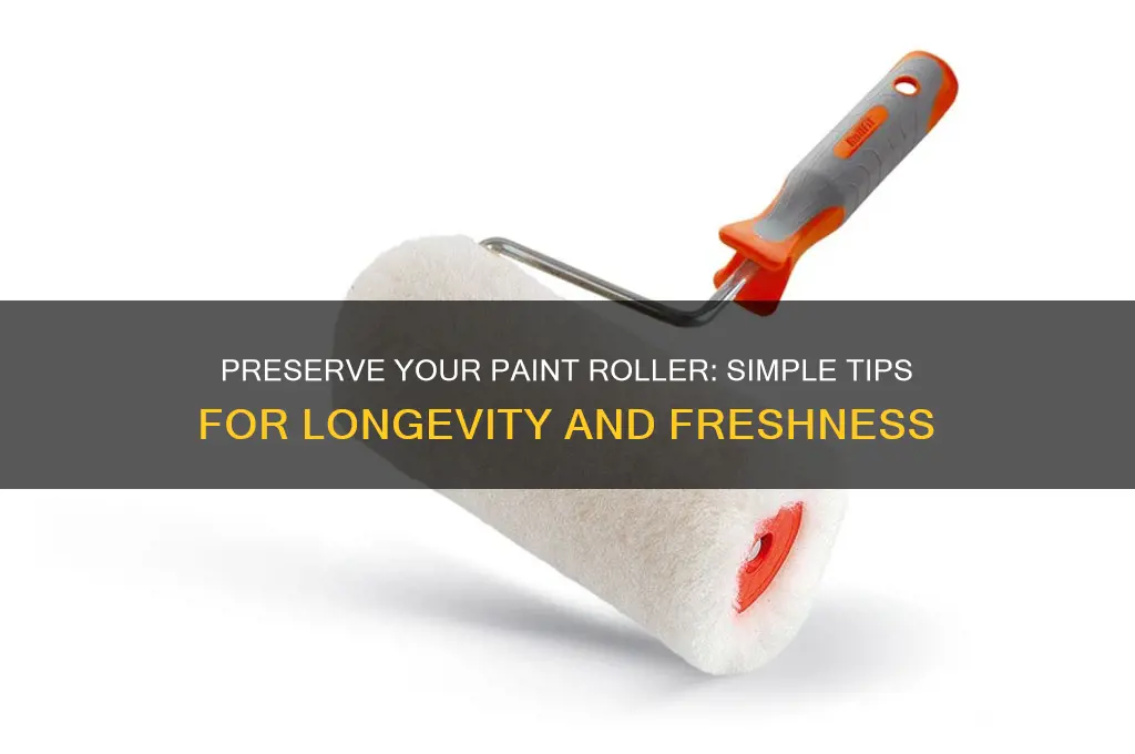 how to keep a paint roller fresh