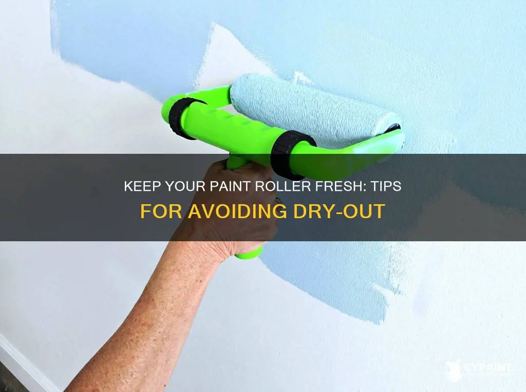 how to keep a paint roller from drying out