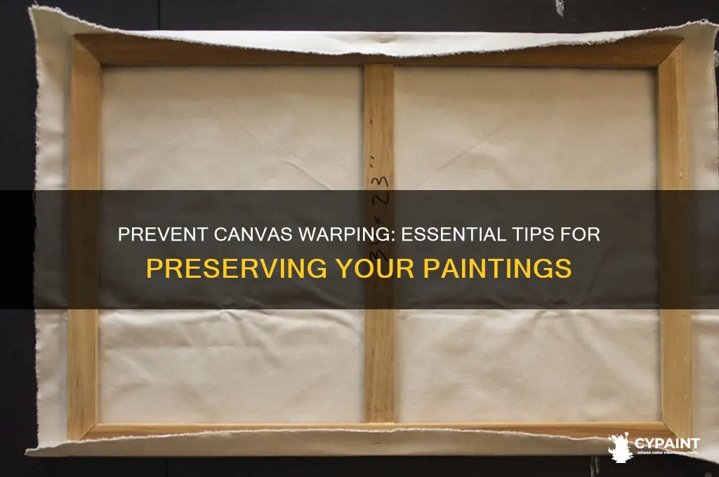 how to keep a painting from warping