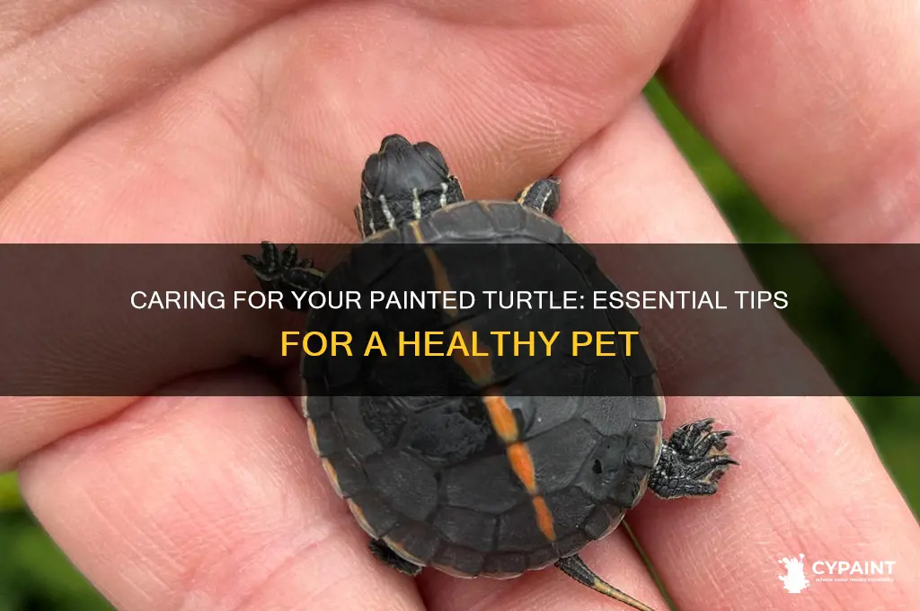 how to keep a pet painted turtle