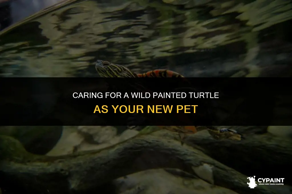 how to keep a wild painted turtle as a pet