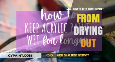 Prevent Acrylic Paint Drying: Tips to Keep Colors Fresh and Usable