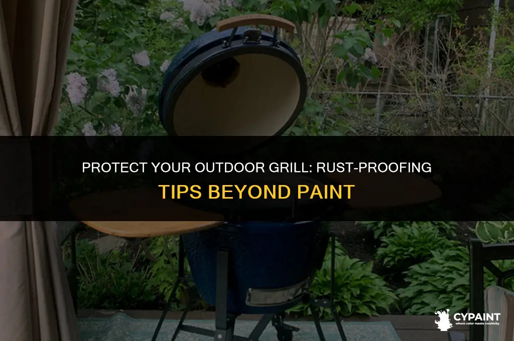 how to keep am outdoor grill from rusting without paint