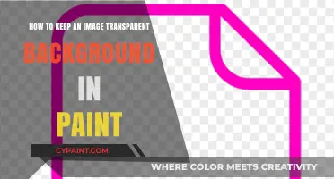 Keeping Image Backgrounds Transparent in Paint
