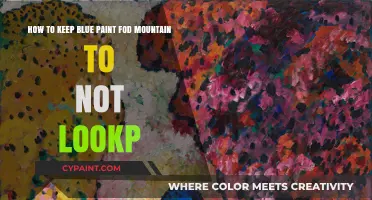 Preserving the Pristine: Tips to Keep Blue Paint on Mountains Looking Fresh