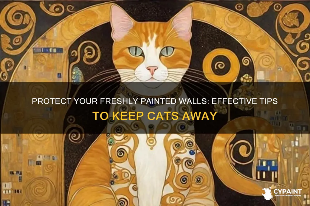 how to keep cats away from wet paint