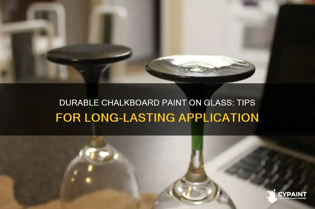 how to keep chalkboard paint on glass