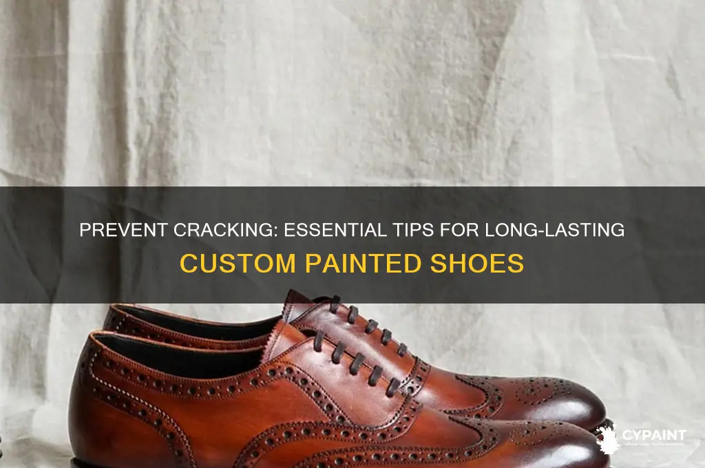how to keep custom painted shoes from cracking