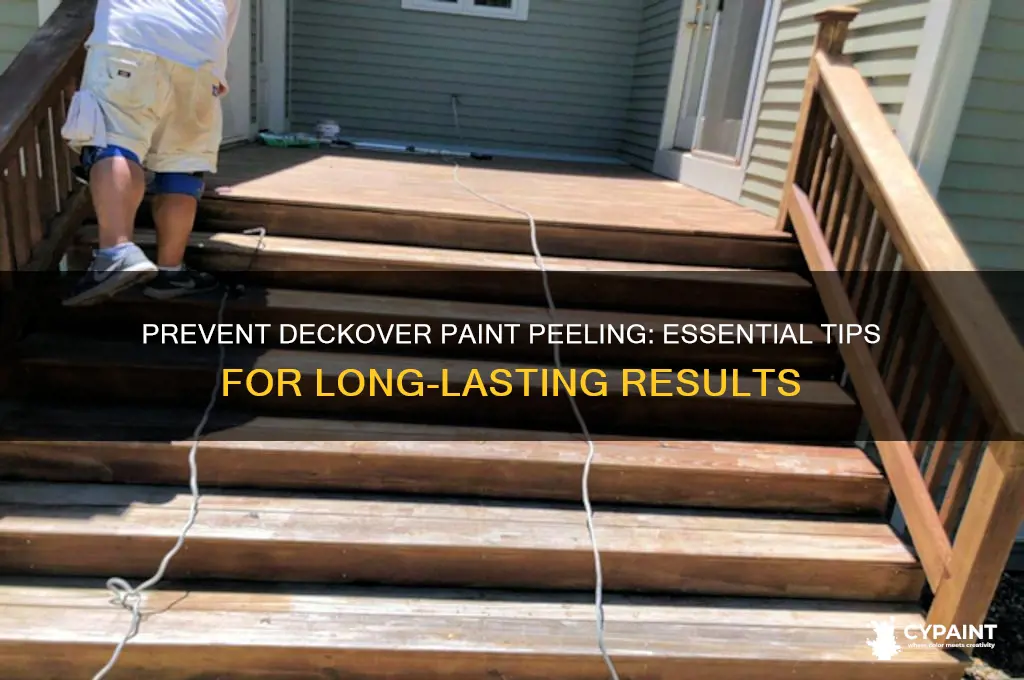 how to keep deckover paint from peeling