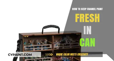 Preserving Perfection: Tips to Keep Enamel Paint Fresh in the Can