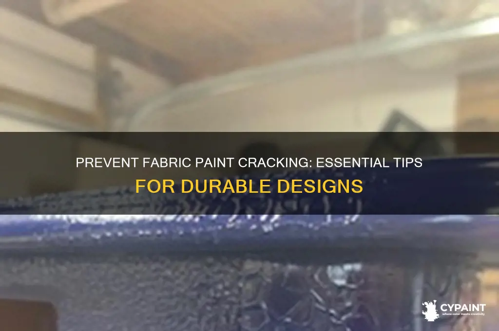 how to keep fabric paint from cracking