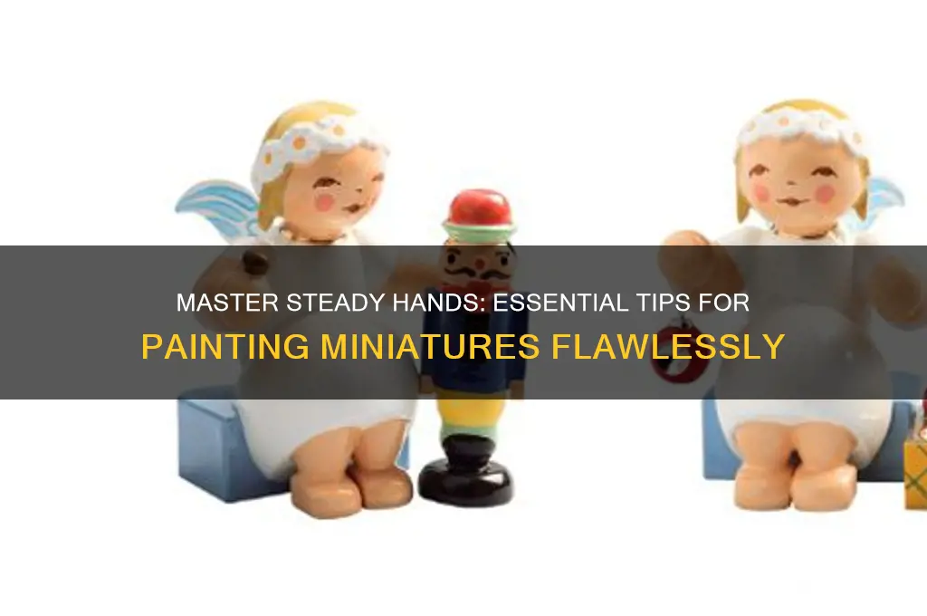 how to keep hand steady when painting miniatures