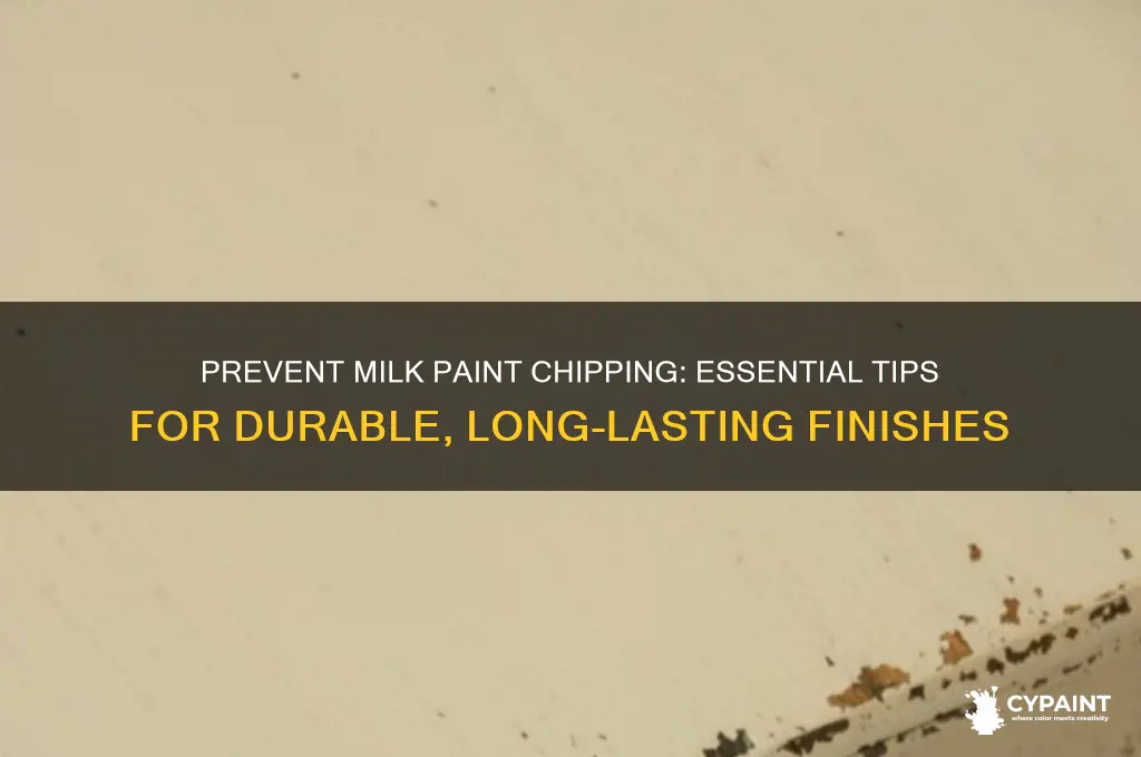how to keep milk paint from chipping