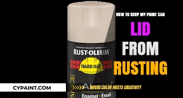 Preventing Rust: Paint Can Lid Maintenance