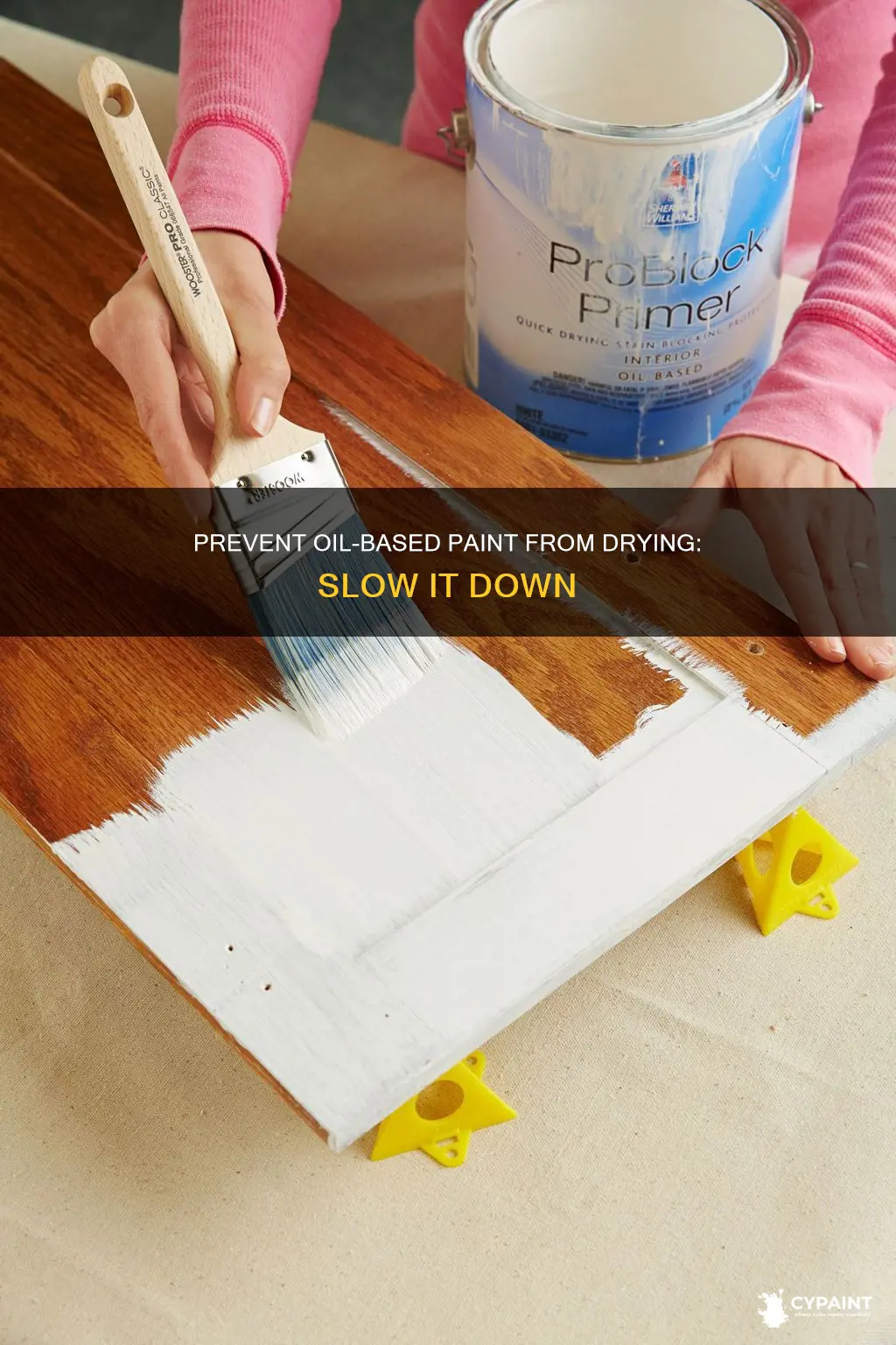 how to keep oilbase paint from drying too fast