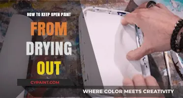 Prevent Paint Drying: Tips to Keep Open Paint Fresh Longer