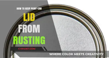 Preventing Rust on Paint Can Lids: A Comprehensive Guide