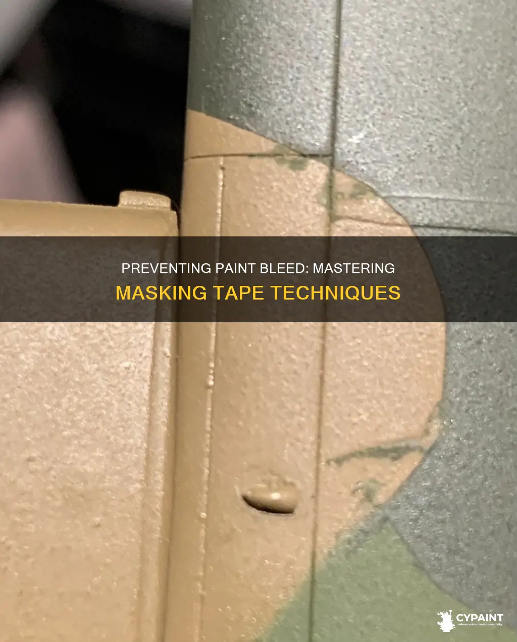 how to keep paint from bleeding under masking tape