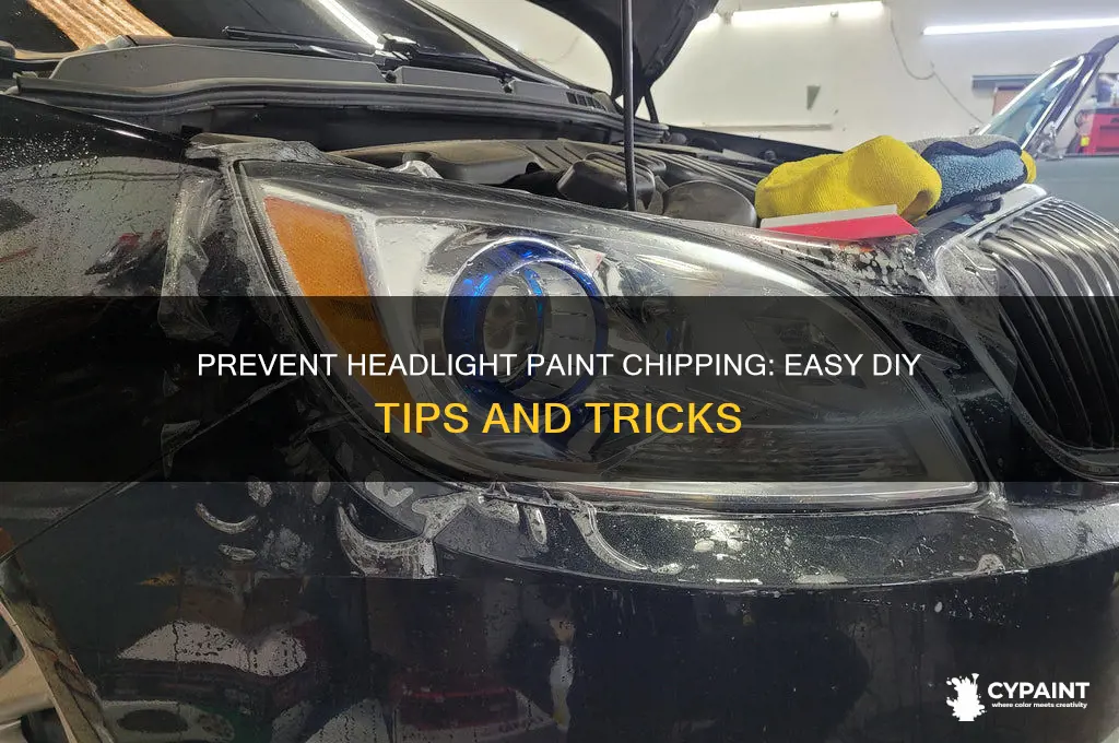 how to keep paint from chipping off headlight
