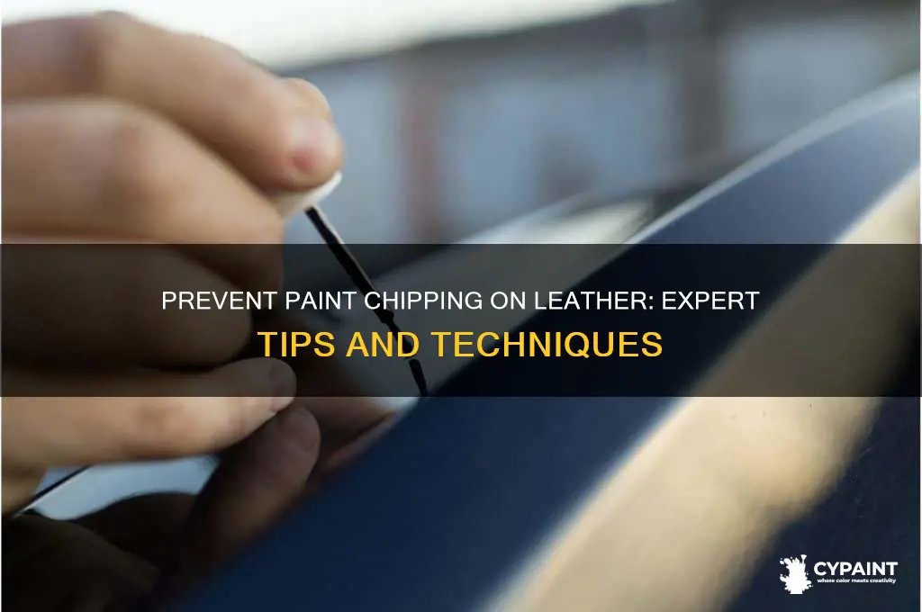 how to keep paint from chipping off leather