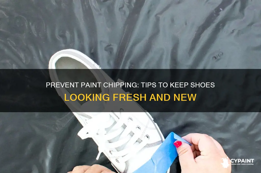 how to keep paint from chipping off shoes