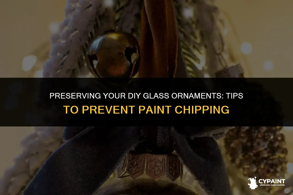 how to keep paint from coming off diy glass ornaments