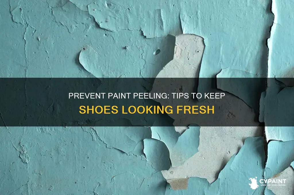 how to keep paint from coming off shoes