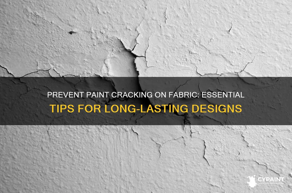 how to keep paint from cracking on fabric