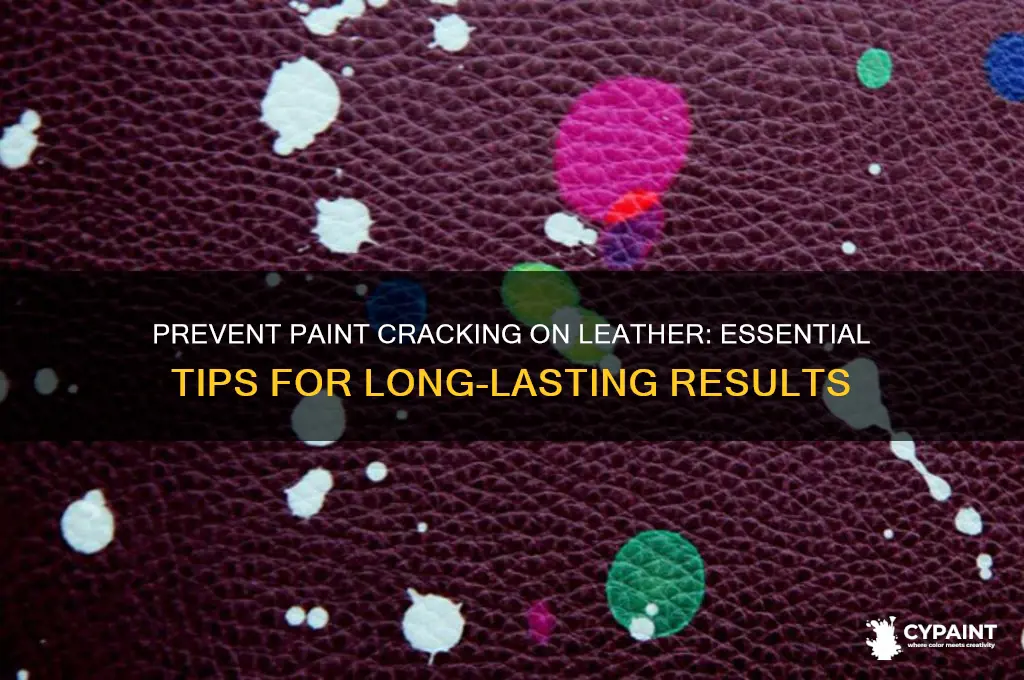 how to keep paint from cracking on leather