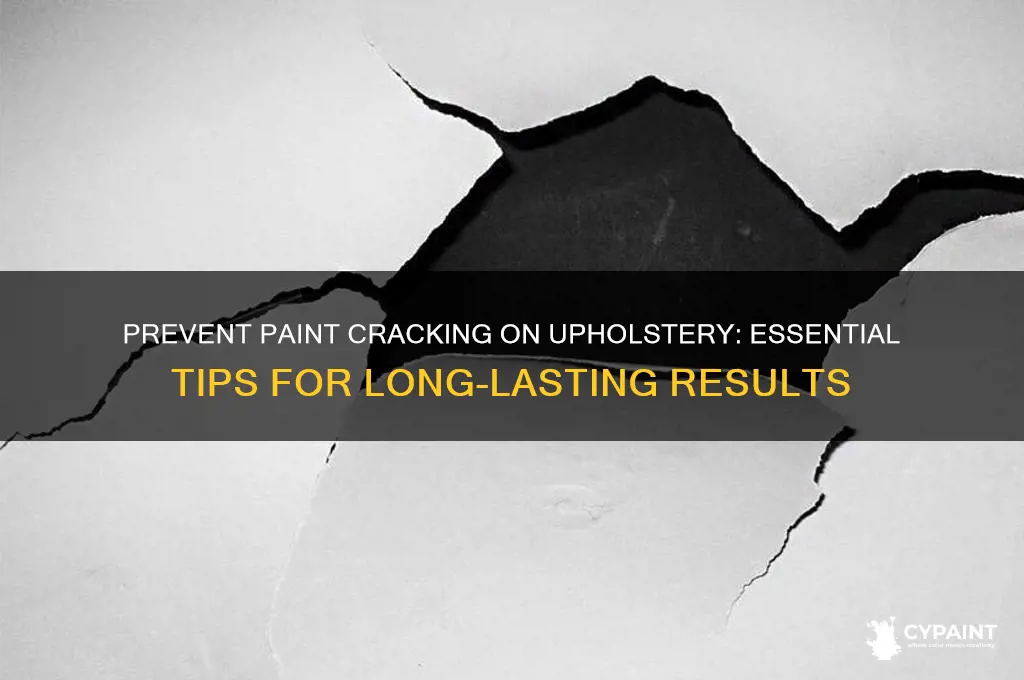 how to keep paint from cracking on upholstery