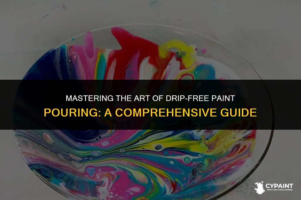 how to keep paint from dripping on can when pouring
