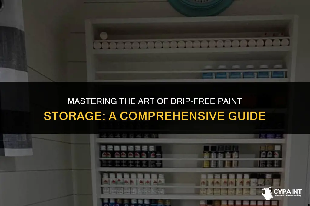 how to keep paint from dripping on can