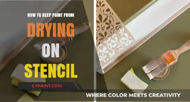 Prevent Paint Drying on Stencils: Tips for Smooth Crafting Success