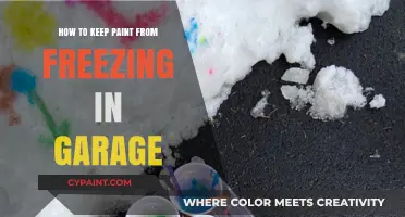 Prevent Paint Freezing: Garage Storage Tips for Cold Weather