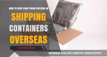 Safeguard Your Shipment: Preventing Paint Freezing in Overseas Containers