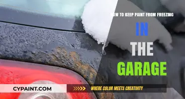 Keep Paint from Freezing: Garage Storage Tips