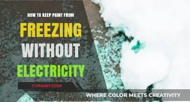 Prevent Paint Freezing: Effective No-Electricity Storage Solutions for Cold Weather
