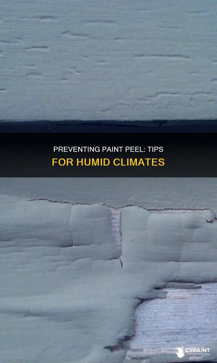 how to keep paint from peeling due to humidity