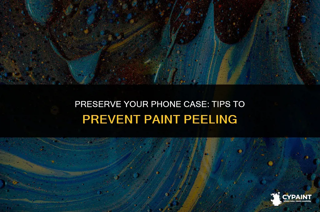 how to keep paint from peeling off a phone case