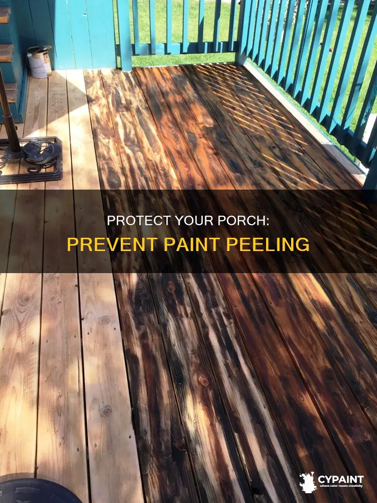how to keep paint from peeling off a porch